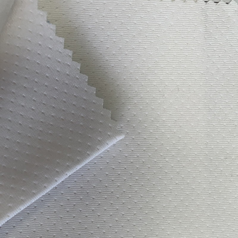 50% Recycle Poly, 50% Poly Kötött anyag Jól lélegző